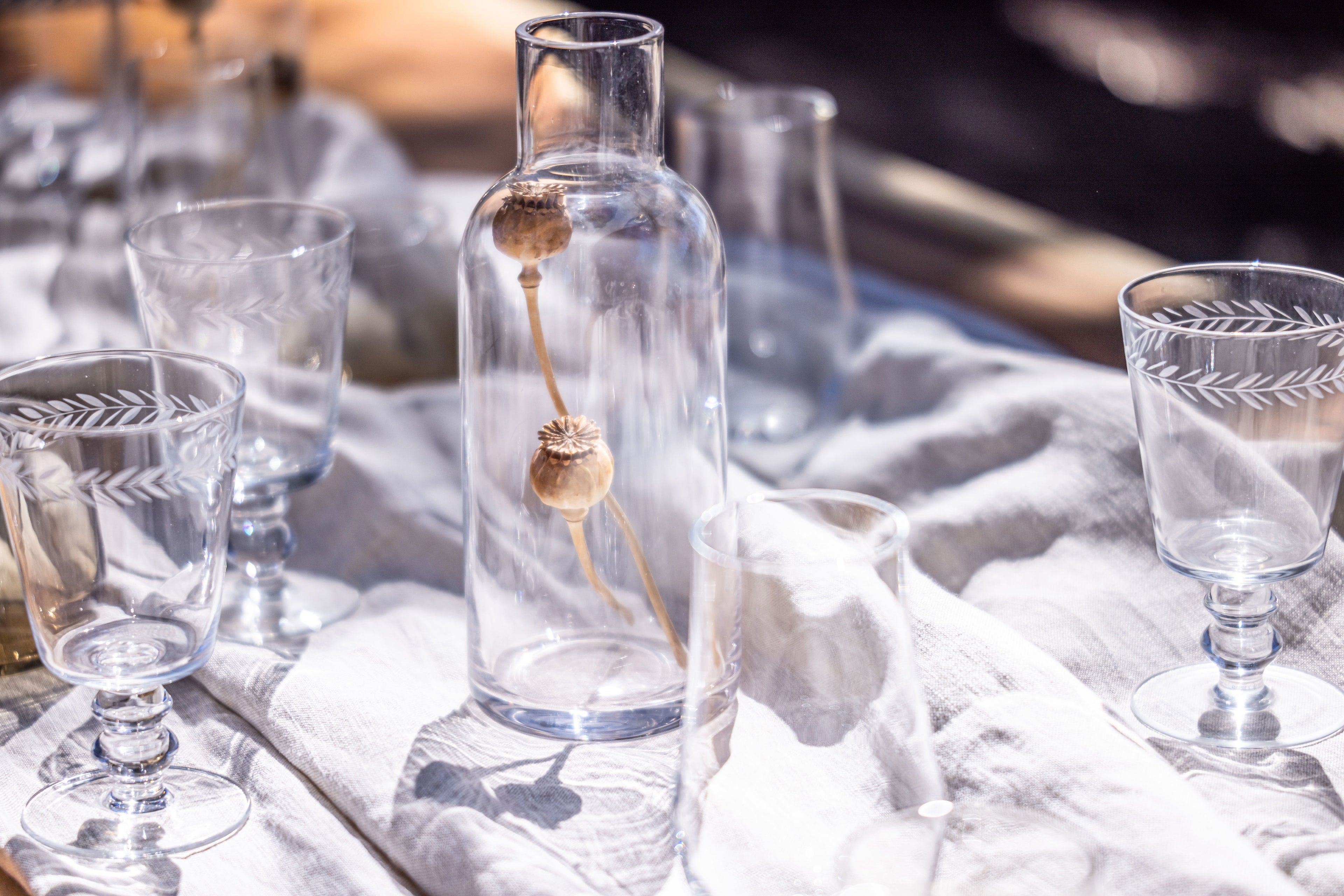 Table Decor Linen Natural