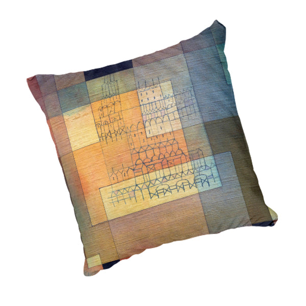 Scatter Cushion - Polyphonic Architecture - Paul Klee (1930)