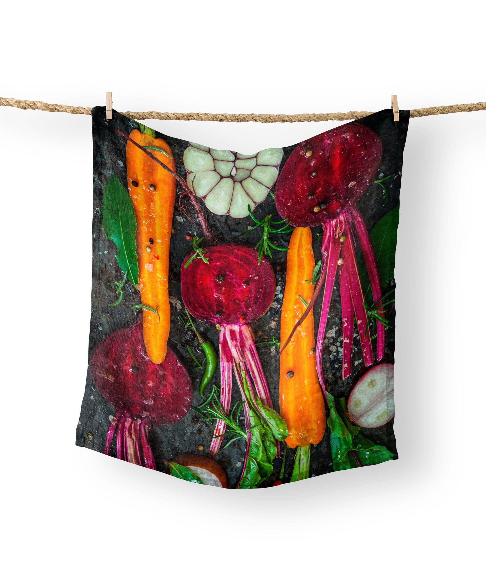 Tea Towels - Vegetable Roast