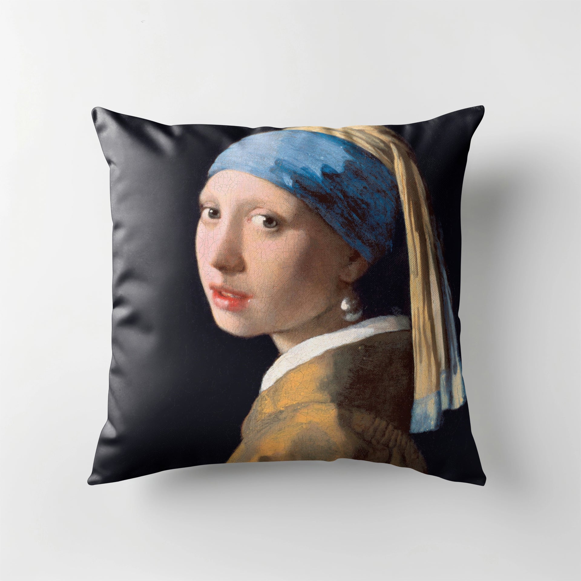 Scatter Cushion - Girl With the Pearl Earring (Vermeer)