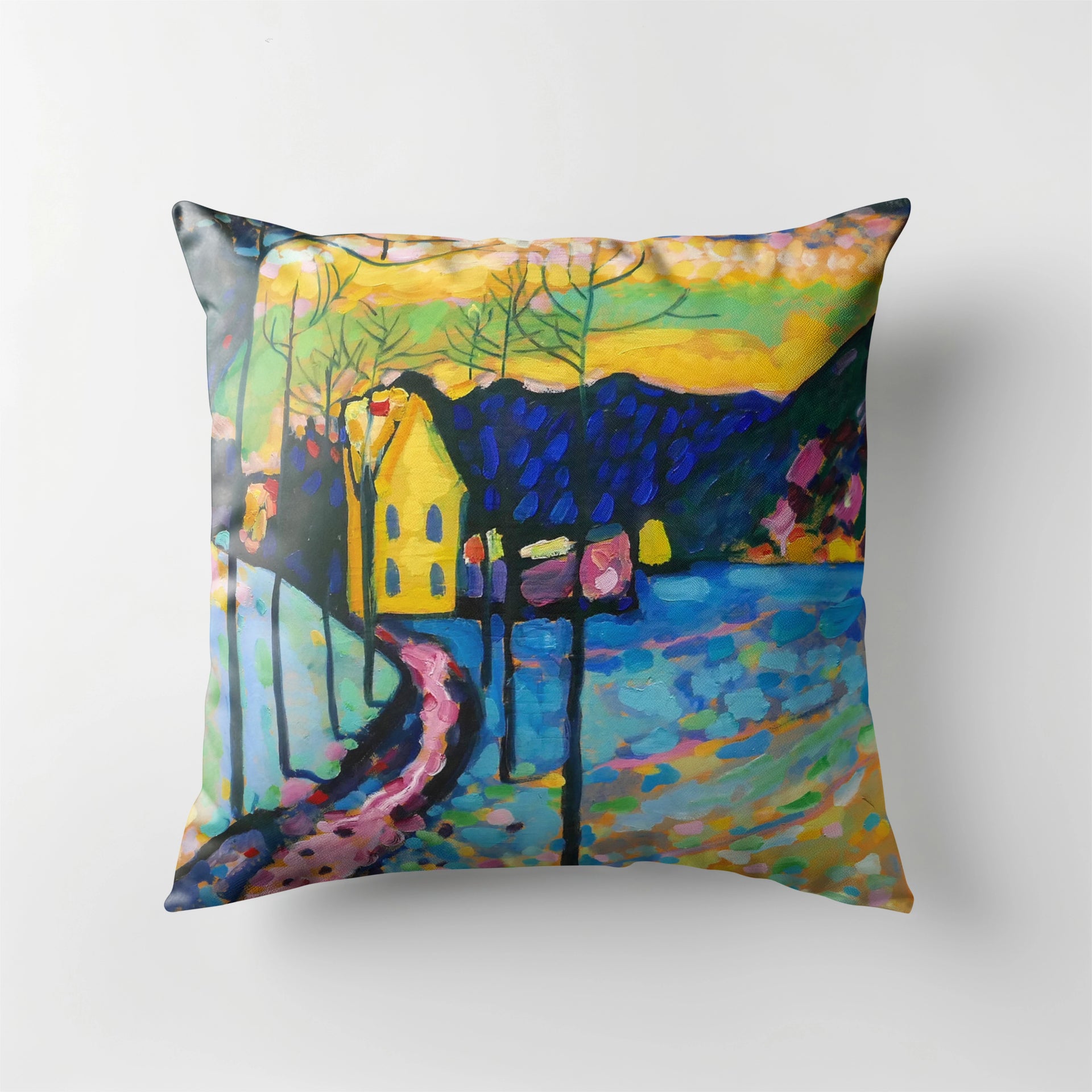 Scatter Cushion - Winter Landscape - Wassily Kandinsky
