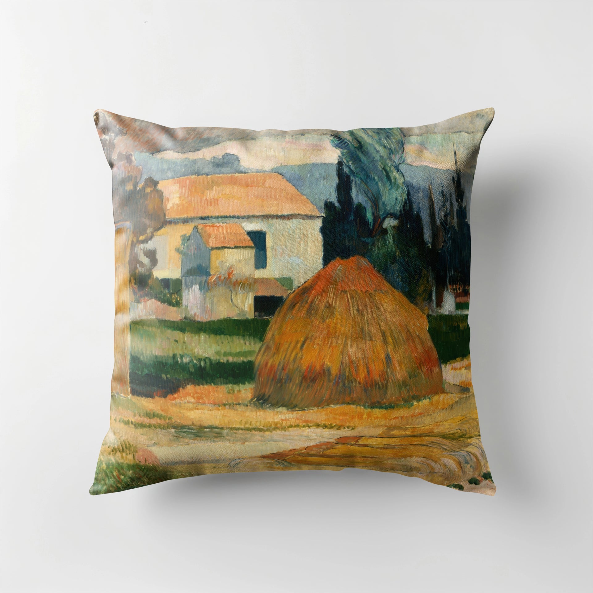 Scatter Cushion - Landscape near Arles (Gauguin)