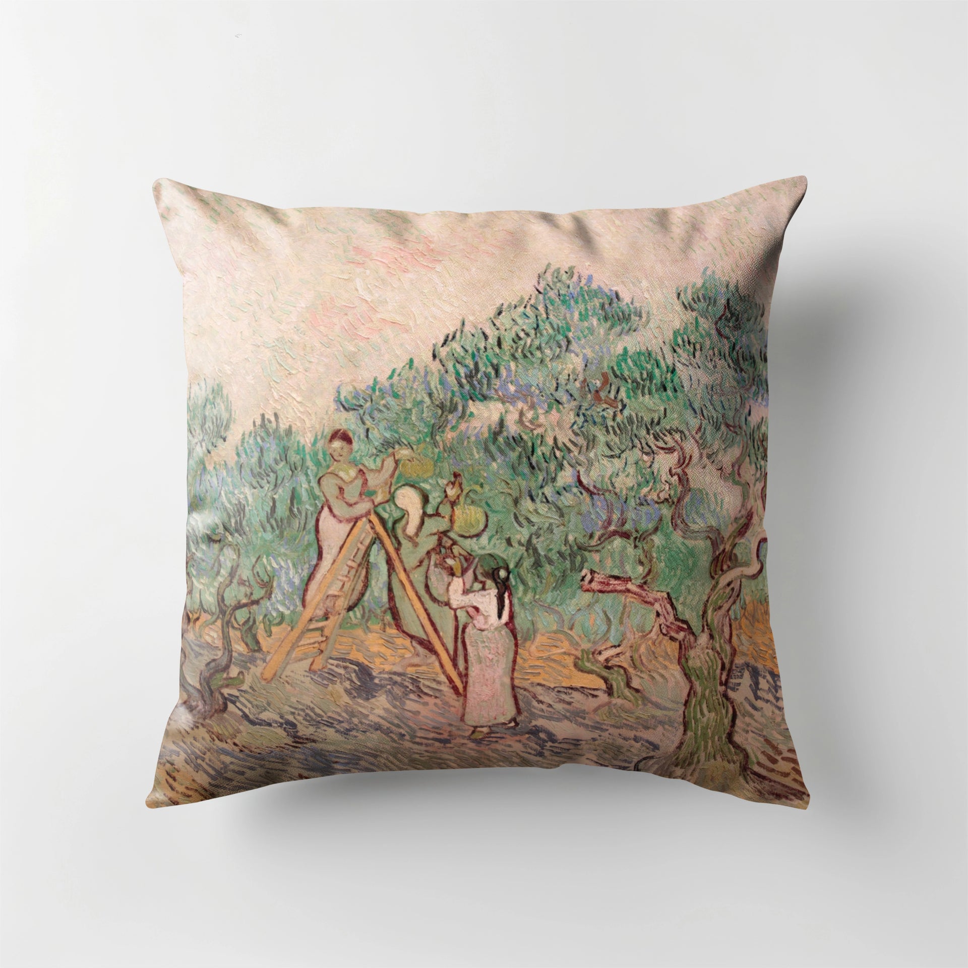 Scatter Cushion - The Olive Orchard - Vincent van Gogh 1889