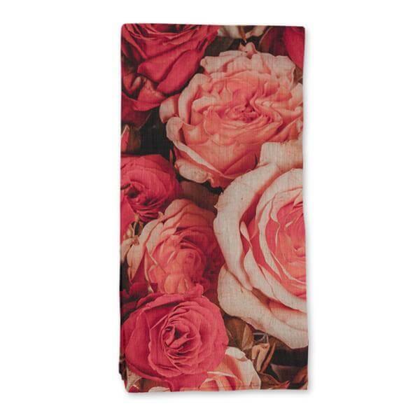 abstract roses napkin