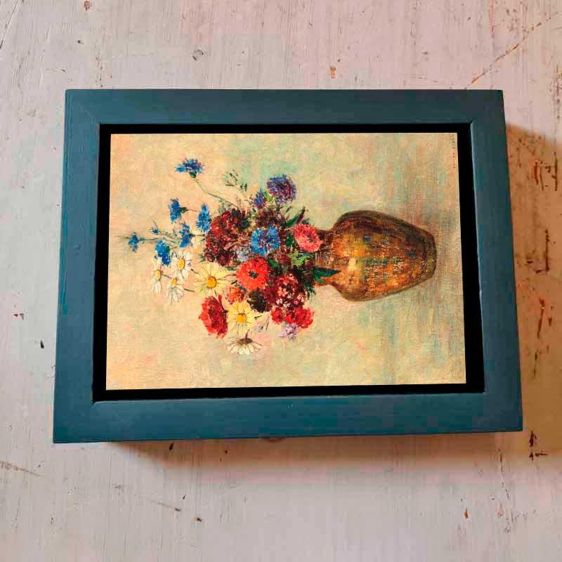 Canvas - FLOWERS IN A VASE - ODILON REDON - (1910) - LAPERLE