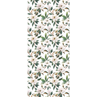 Tablecloth  -  White magnolia flowers - LAPERLE