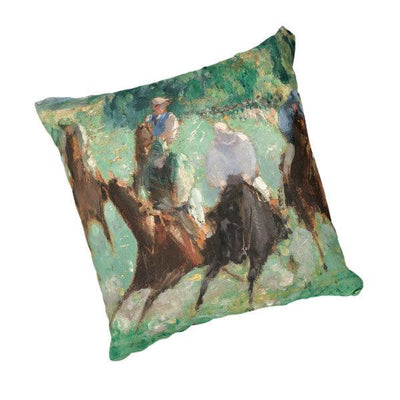 Scatter Cushion  - At the Races - Édouard Manet(1875) - LAPERLE