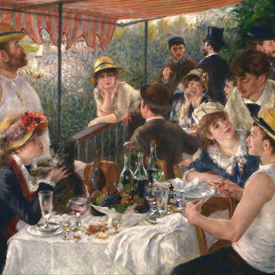 Scatter Cushion  - Luncheon of the Boating Party- Pierre-Auguste Renoir - (1880-1881) - LAPERLE