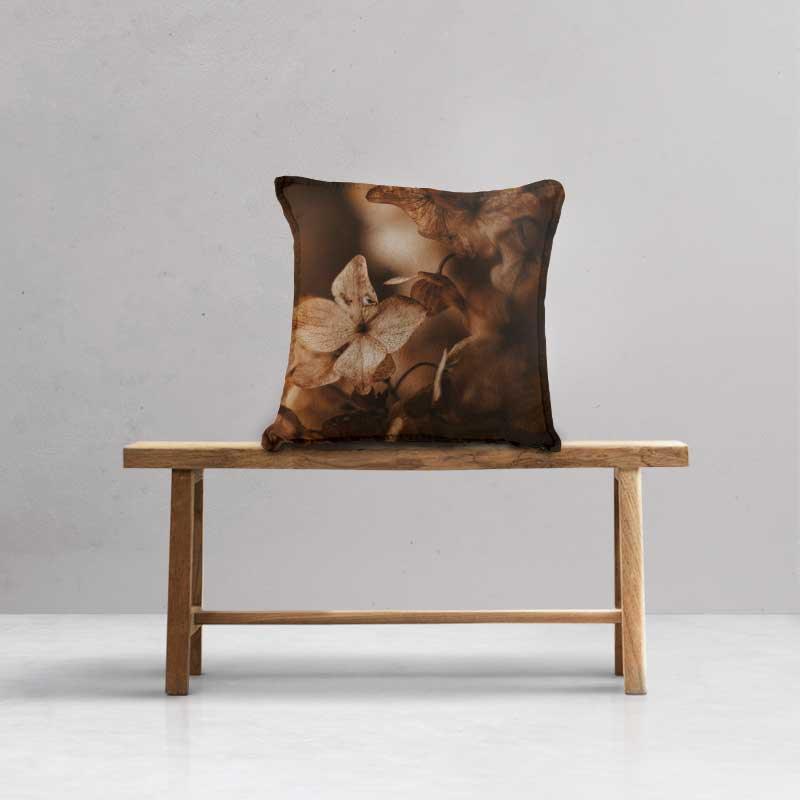 Luxe Scatter Cushion - Dried Hydrangea Blossom - LAPERLE