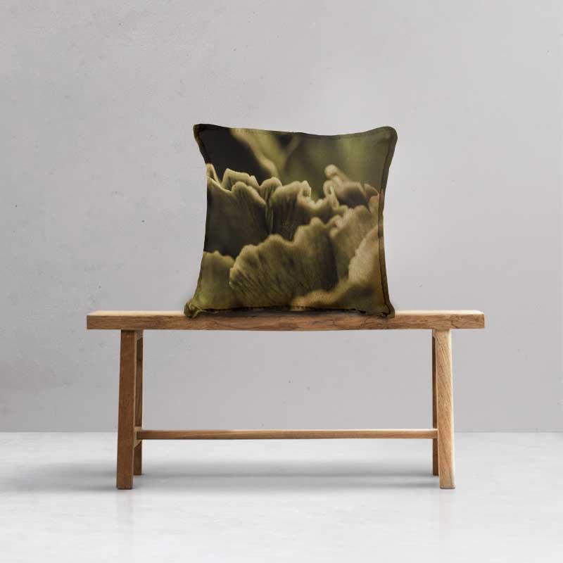 Luxe Scatter Cushion - Shades of Green mushroom - LAPERLE