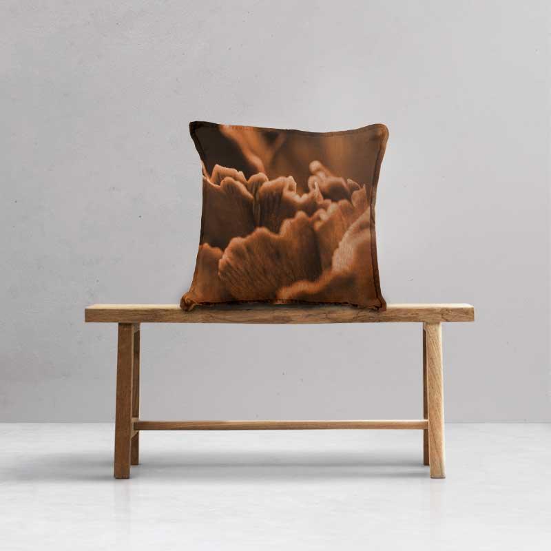 Luxe Scatter Cushion - Terracotta mushroom - LAPERLE