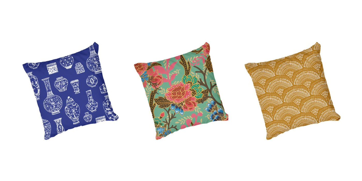 Chinoiserie Inspired Scatter Cushions
