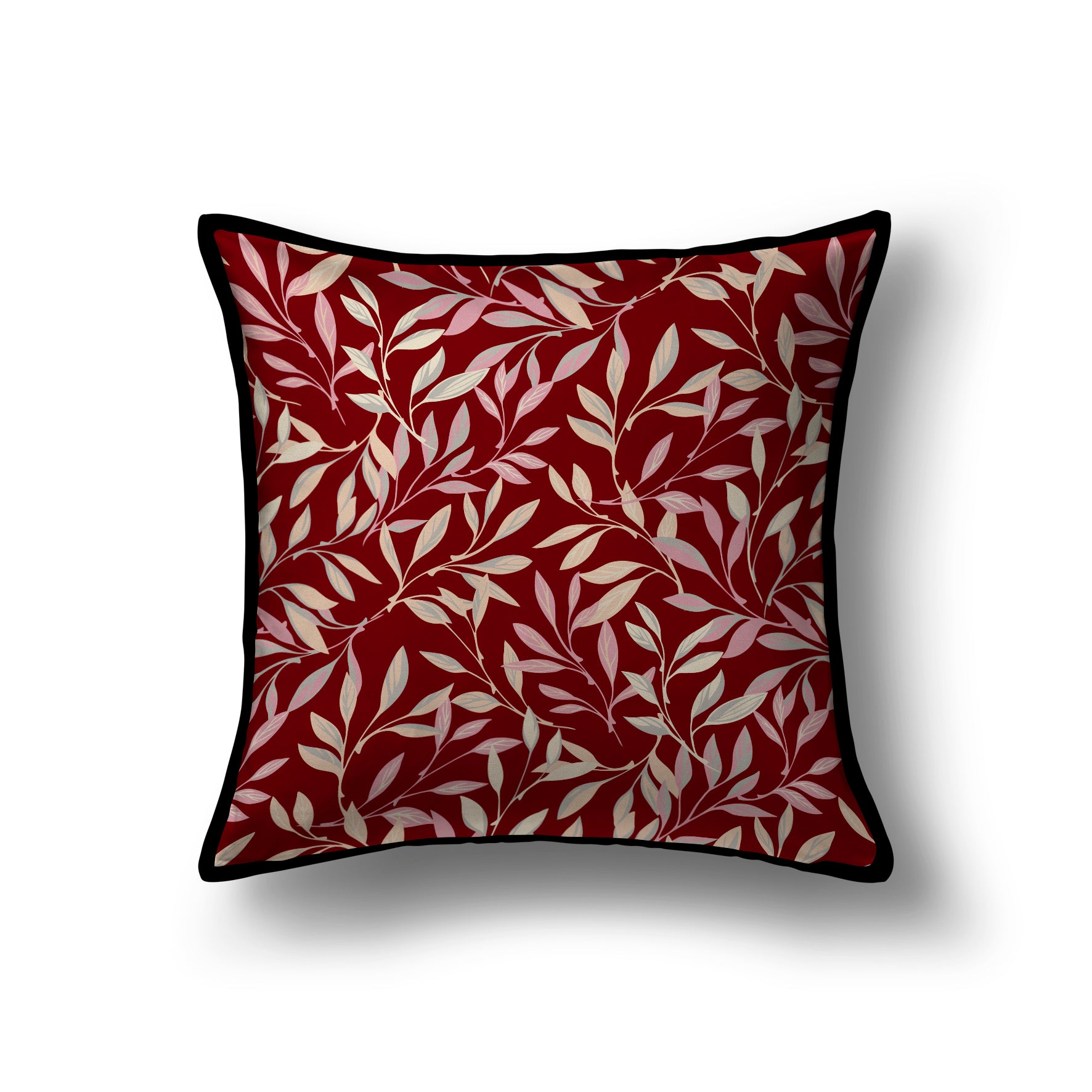 Velvet & Cotton Cushion  - Pinks & Browns