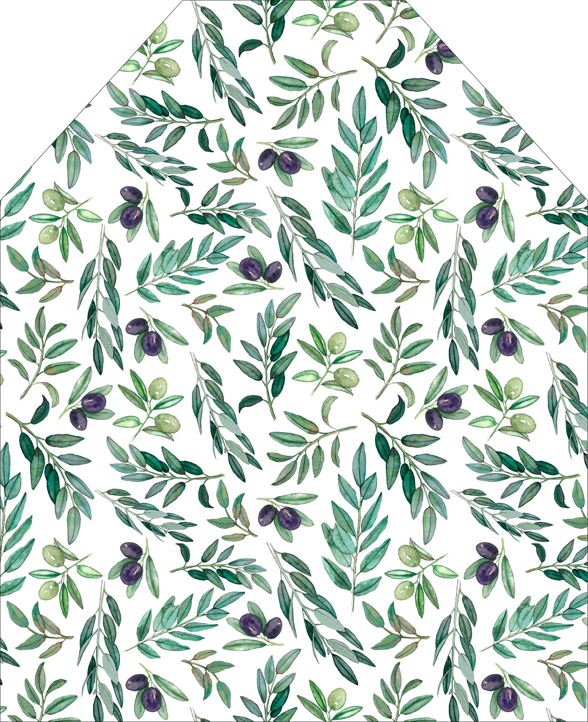 Printed Apron - Olives