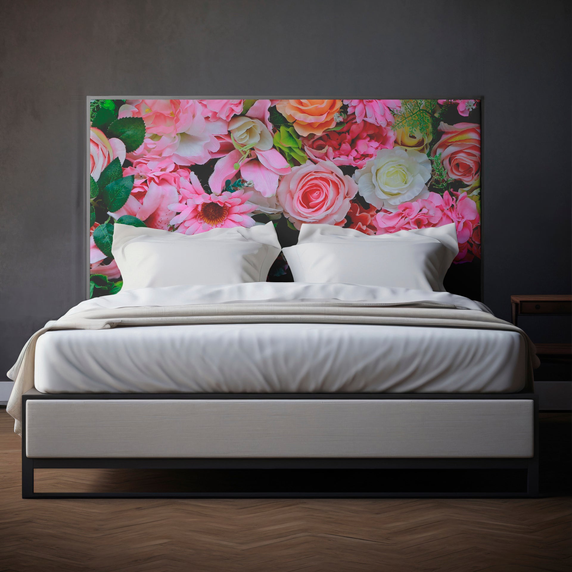 Headboard - Artificial Bouquet Flowers