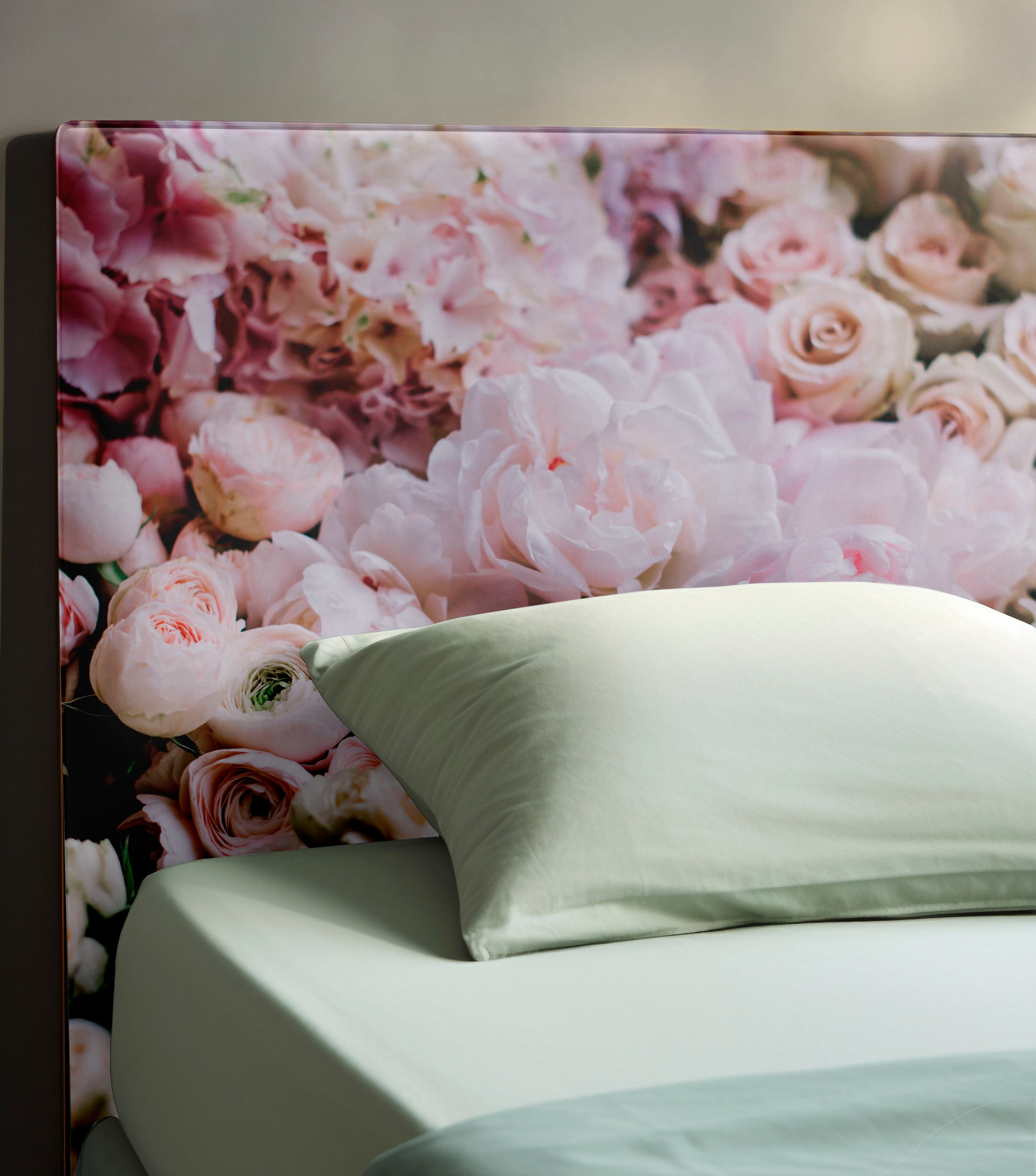 Headboard - Bed of Peonies