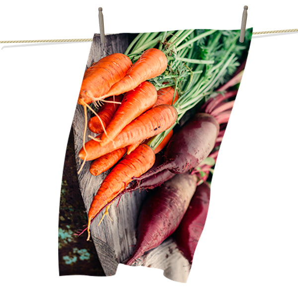Tea Towels - Carrots & Beetroot
