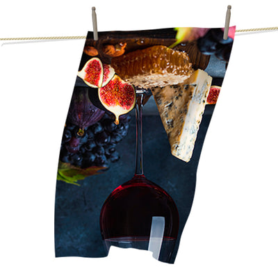 Tea Towels - Cheese, Figs & Red Wine