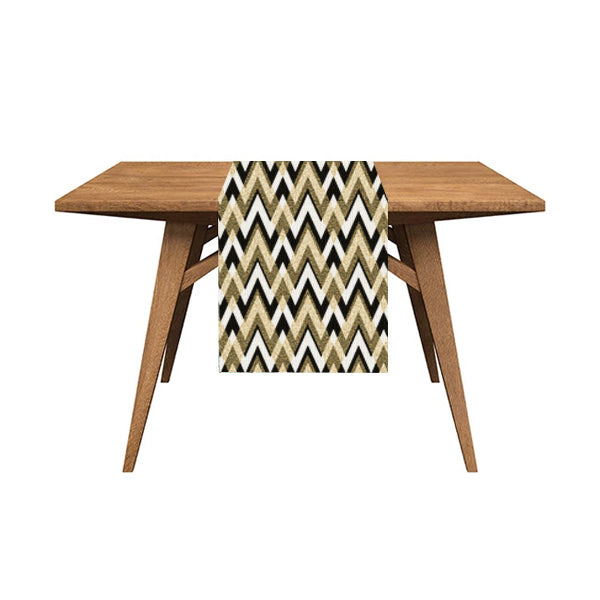 Runner - Christmas Black & Gold Pattern