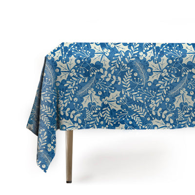 TABLECLOTH - Christmas Holly Leaves & Berries