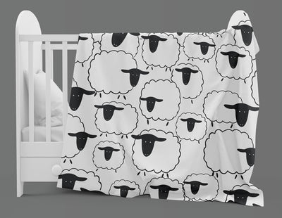 BABY CUDDLE BLANKET - SHEEP