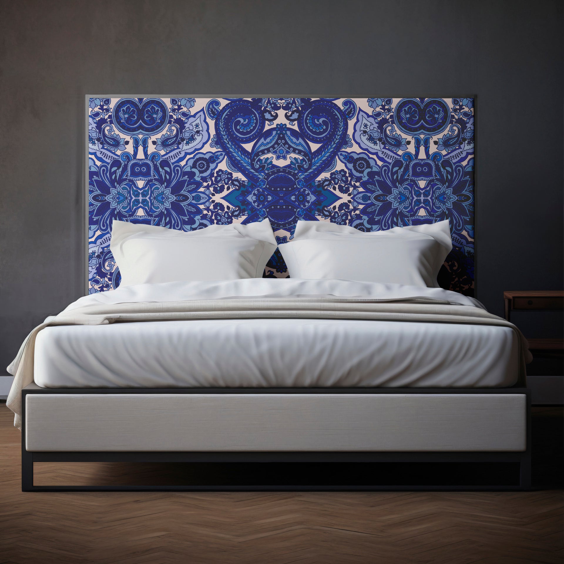 Headboard - Delft Blue Pattern