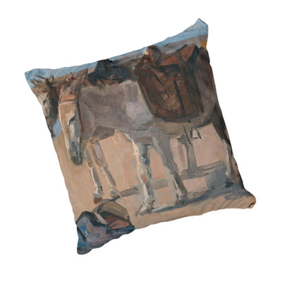 Scatter Cushion  - Two Donkeys - Isaac Israels