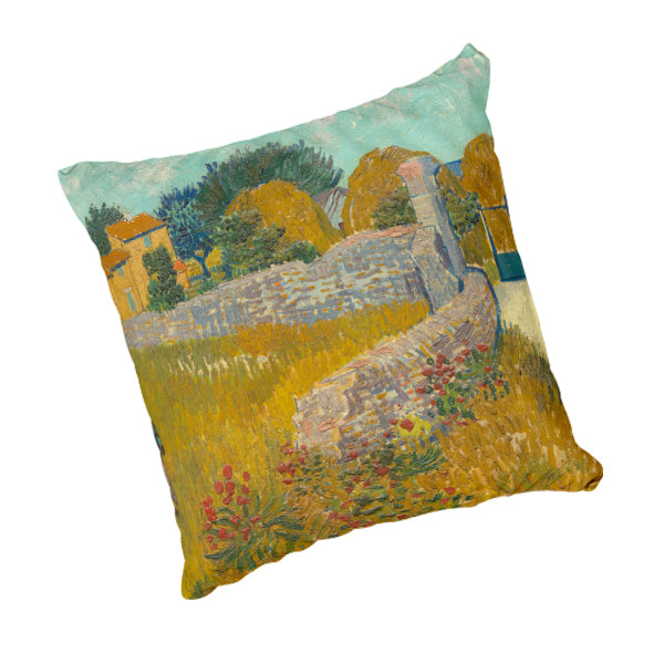 Farmhouse in Provence Scatter Cushion - Vincent van Gogh - LaPerle