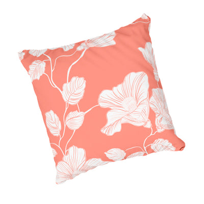 Floral Range Scatter Cushion - Coral - LaPerle