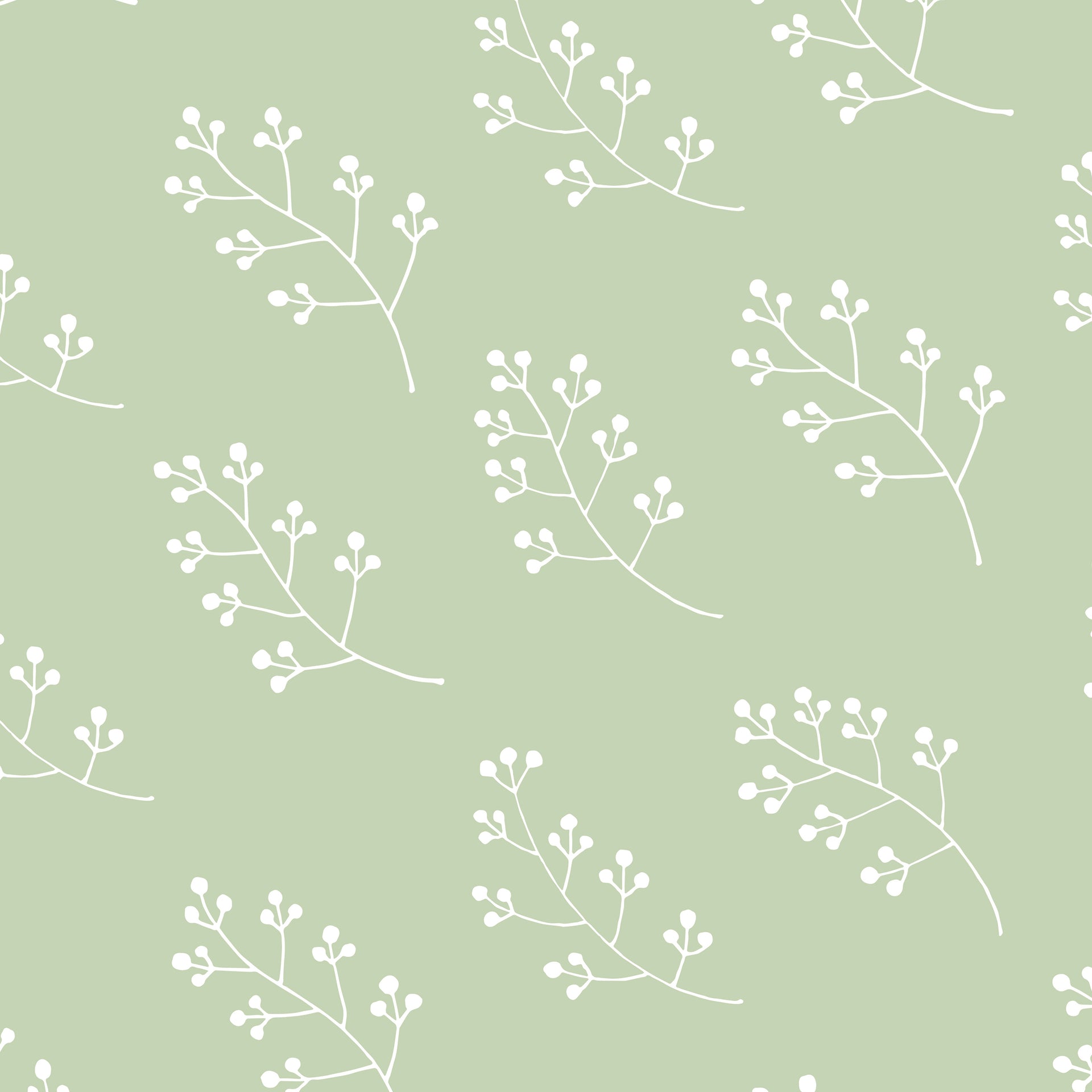 Reversible Duvet Cover Set - Muted Green