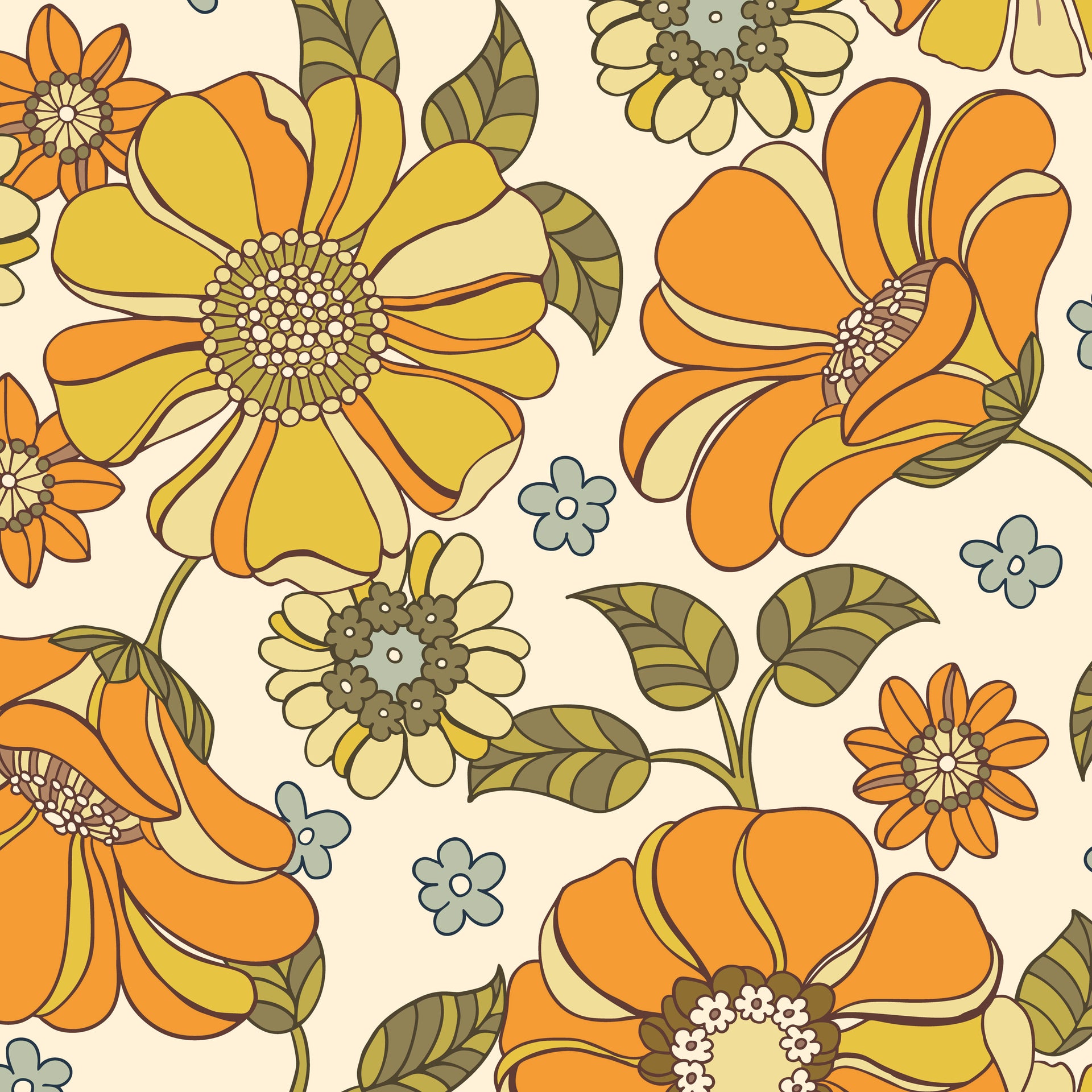 Reversible Duvet Cover Set - Daisies