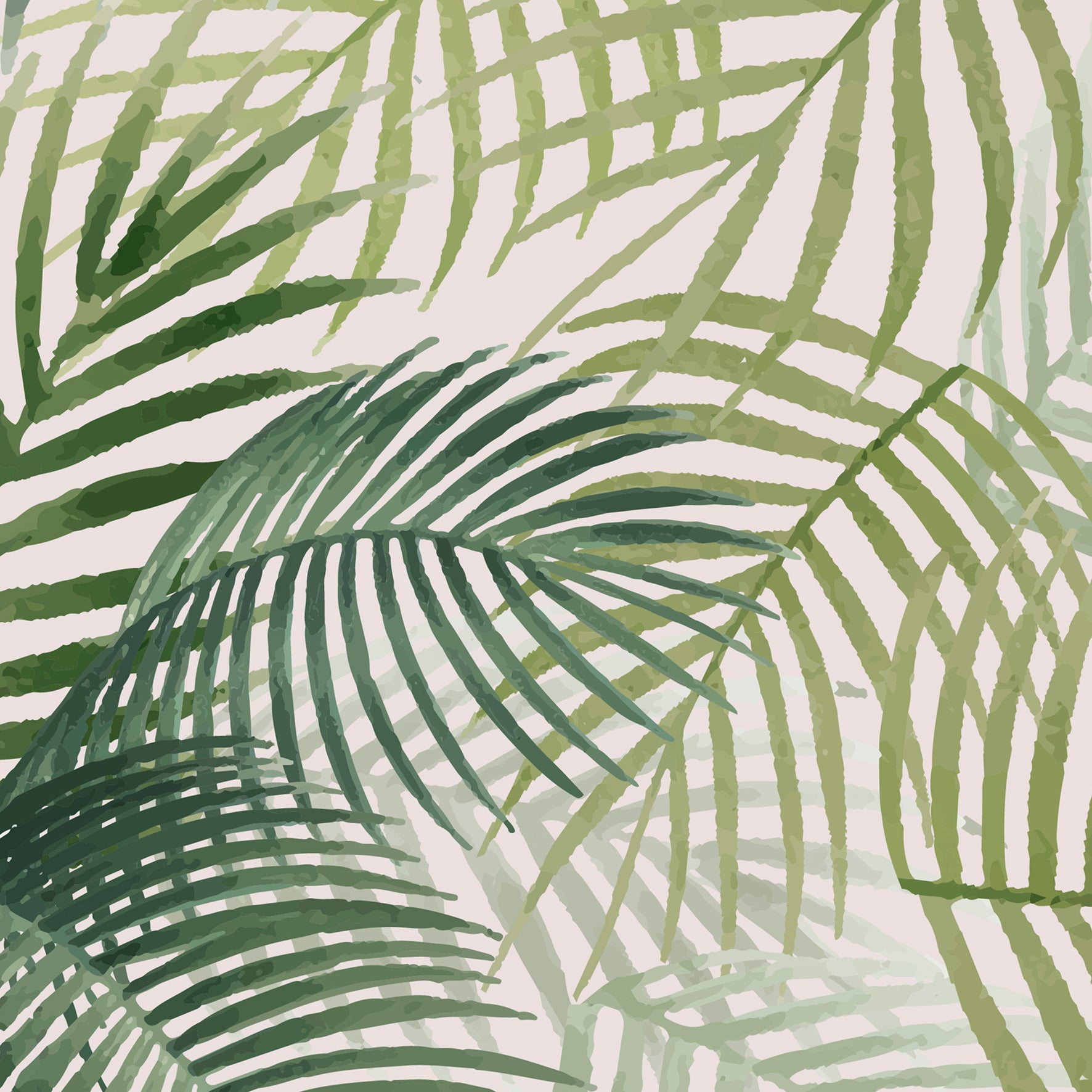 Scatter Cushion  - Palm Leaves