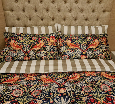 Floral and Fruit Pattern on Bedding Set