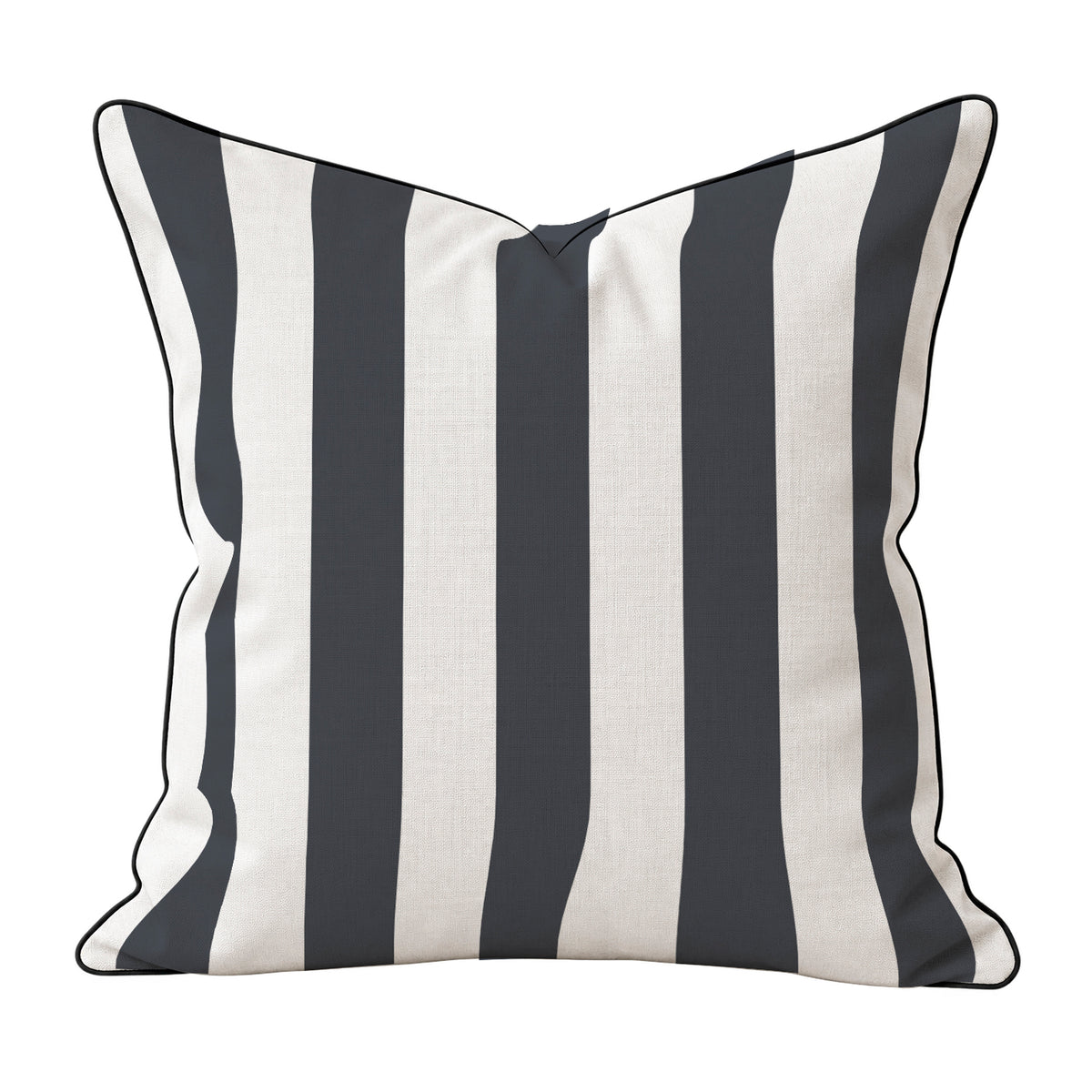 Scatter Cushions  - Charcoal Stripes