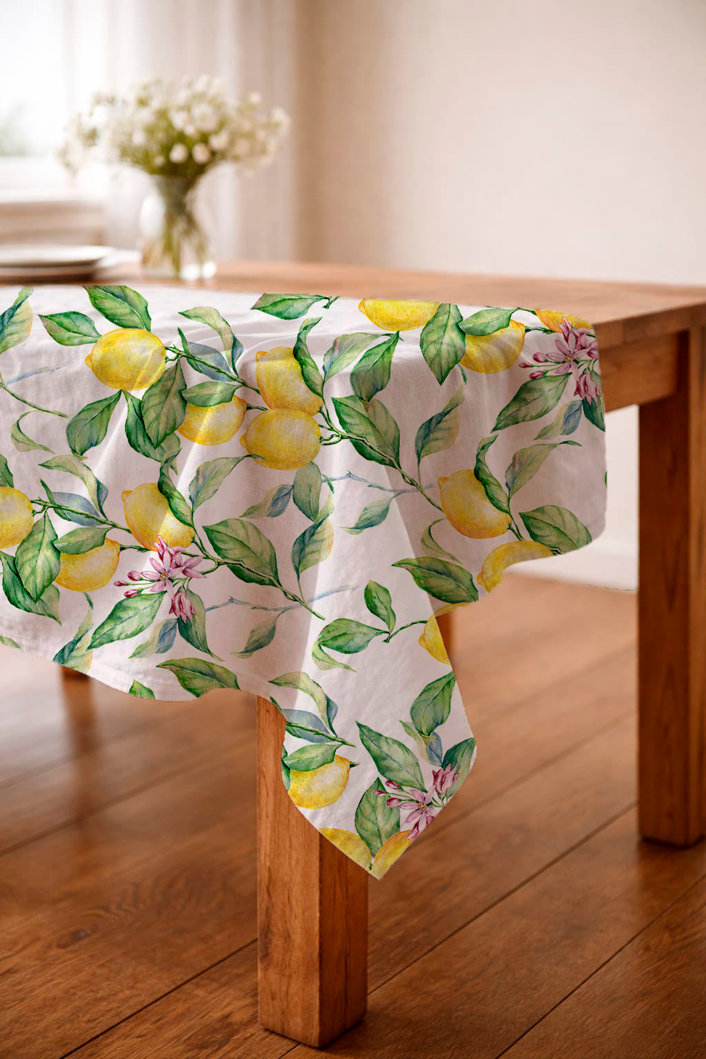 Tablecloth - Lemons & Leaves