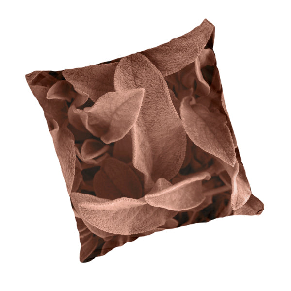 Scatter Cushion  - Mocha Mousse Leaves