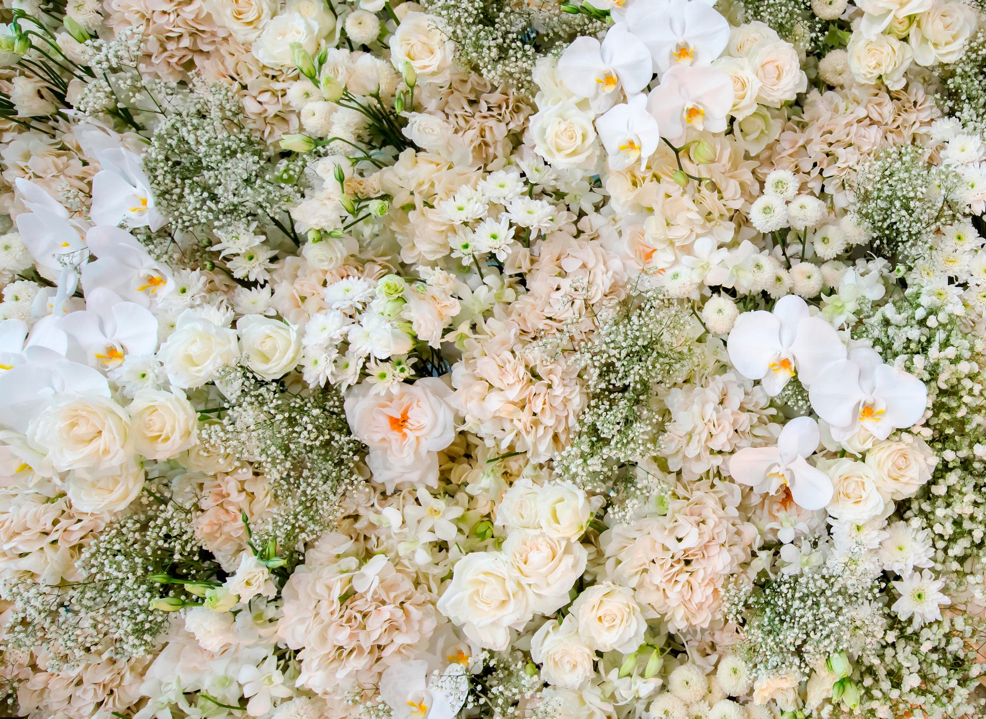 Headboard - Muted Flower Bouquet
