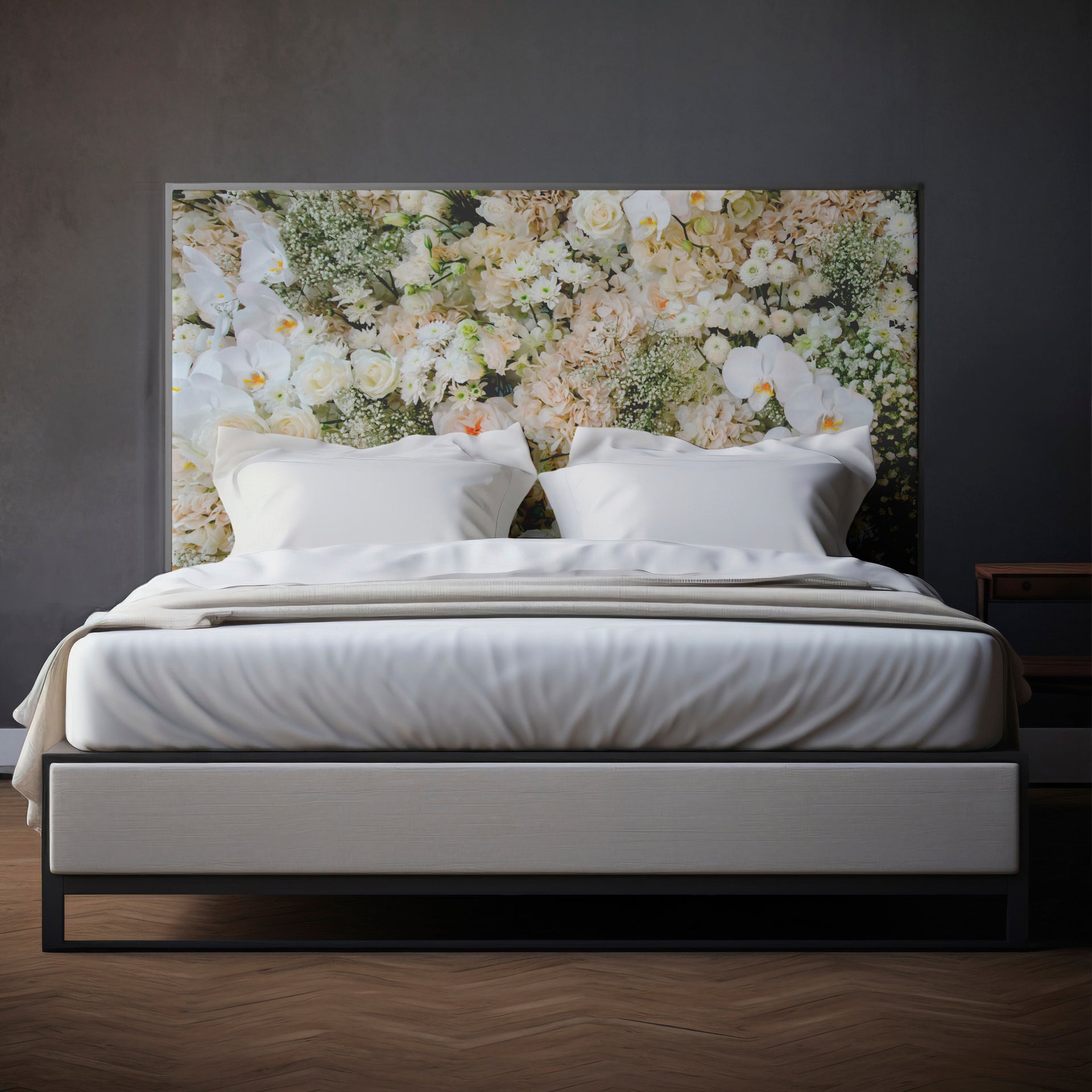 Headboard - Muted Flower Bouquet
