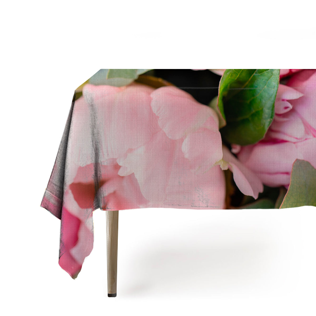 Tablecloth - Blossoming Pink Peonies