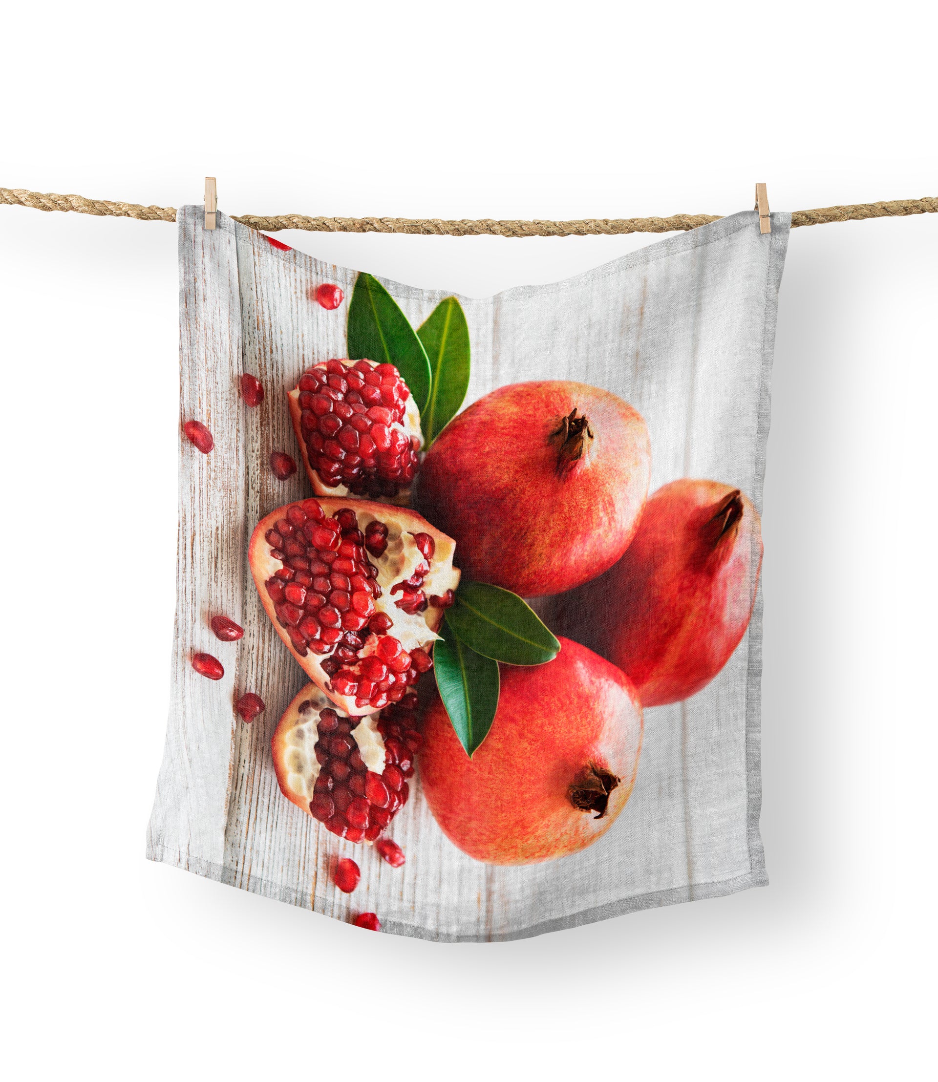Tea Towels - Pomegranate