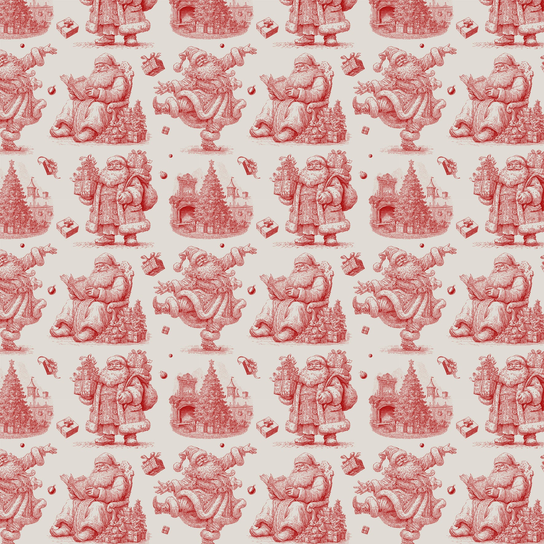 Napkin Set - Santa Claus