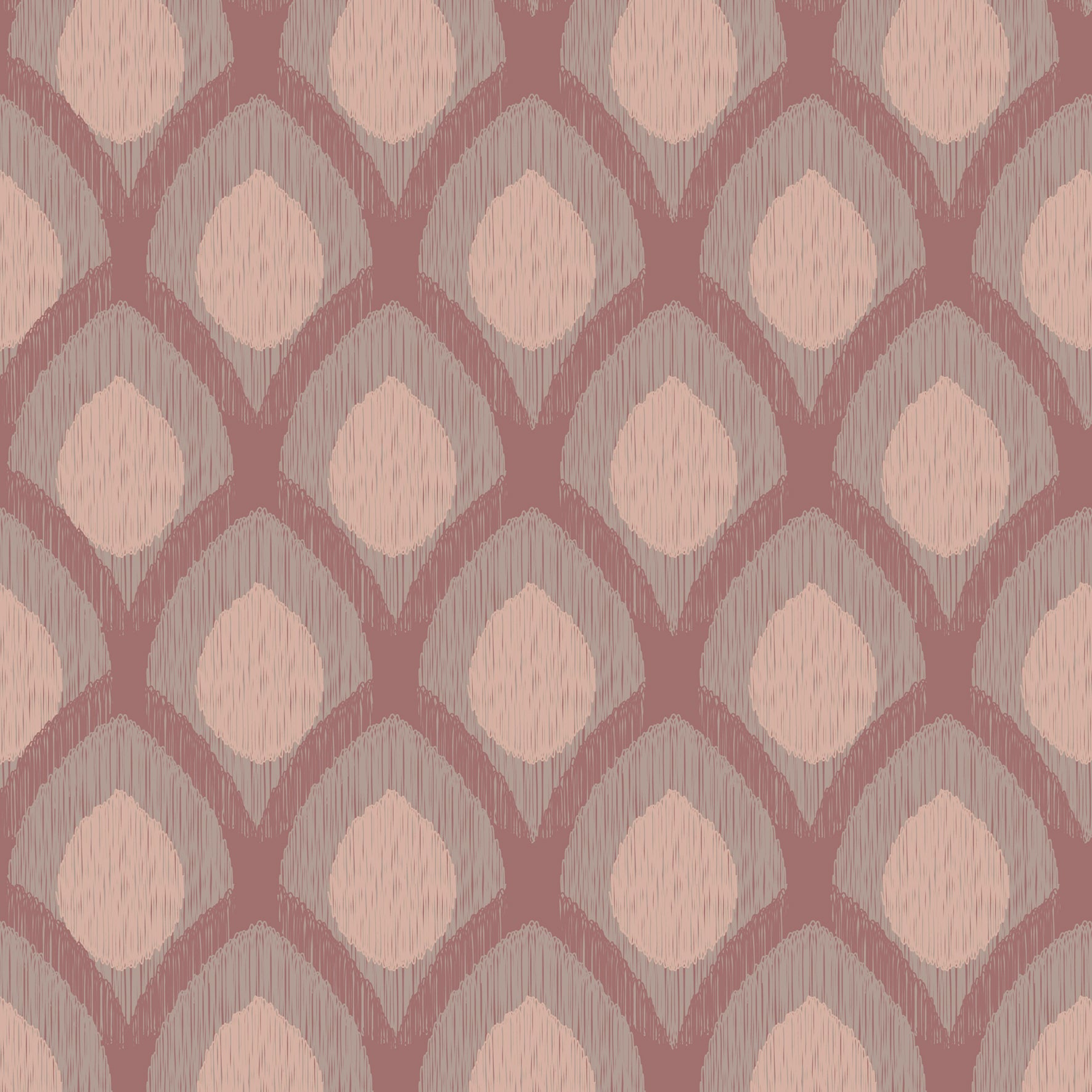 Velvet & Cotton Cushion  - Peacock Feathers (Muted)