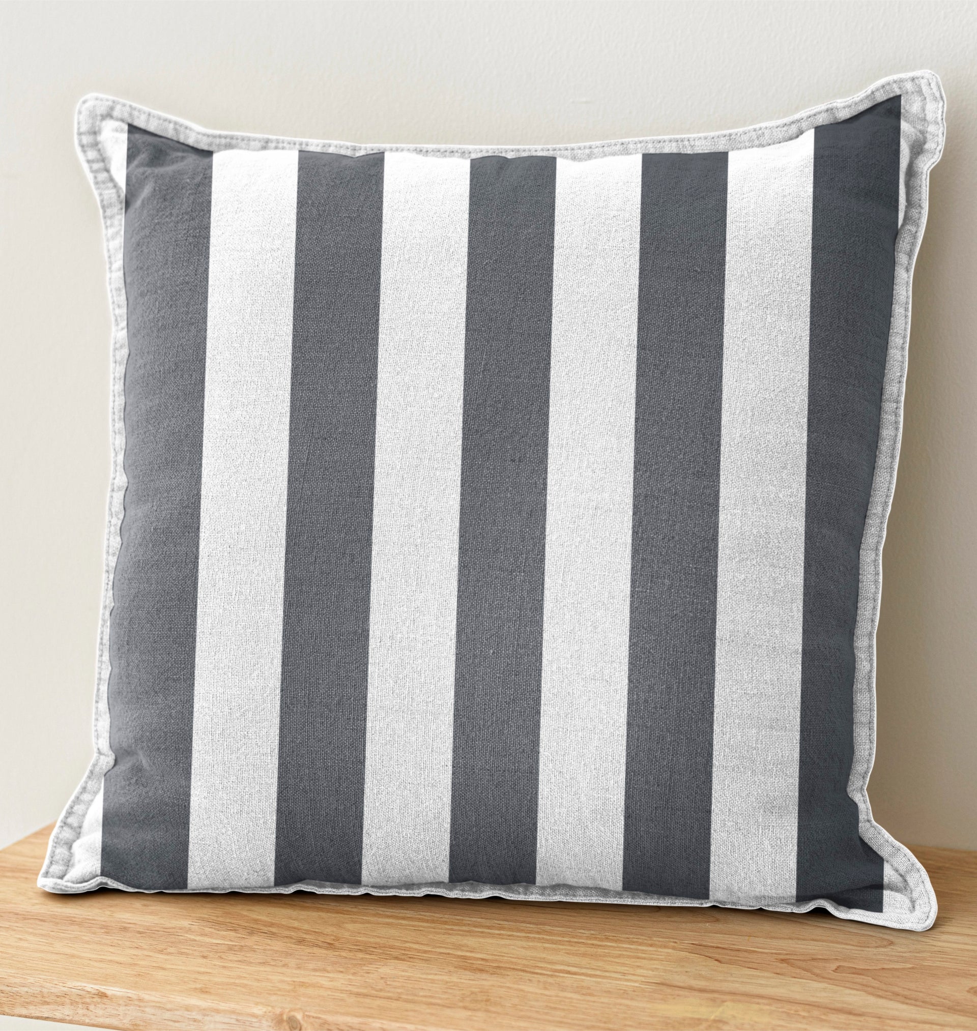 Scatter Cushions  - Charcoal Stripes
