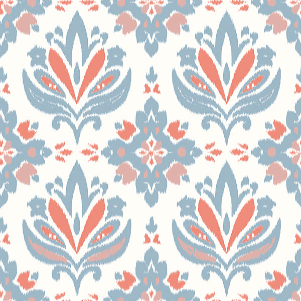 Ikat Range Pattern - Summer Lotus - LaPerle