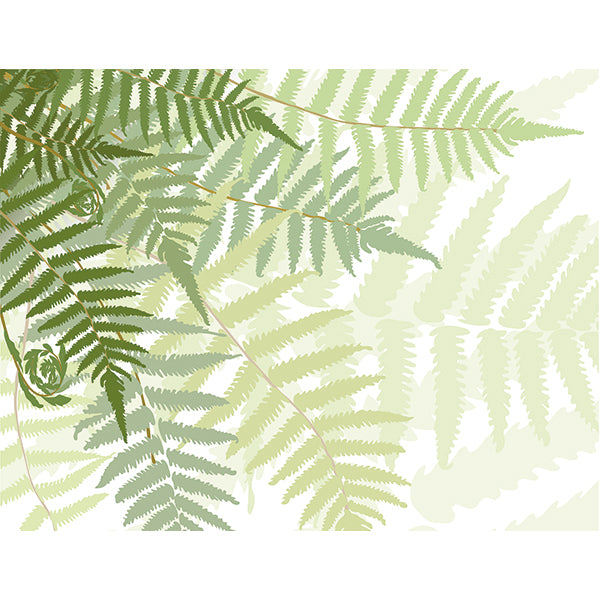 Tea Towels - Tropical Fern Leaves