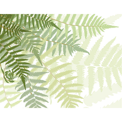 Tea Towels - Tropical Fern Leaves