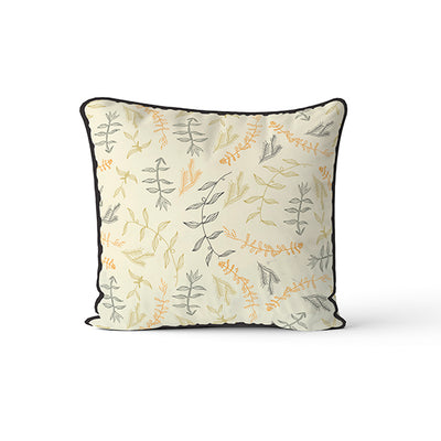 Velvet & Cotton Cushion  - Twigs