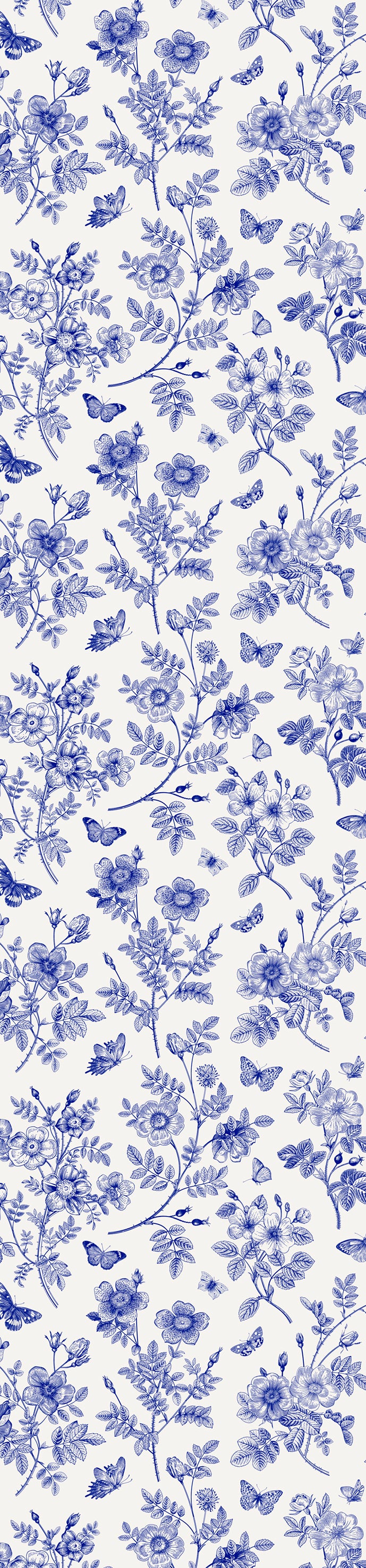 Runner - Vintage Floral Illustration
