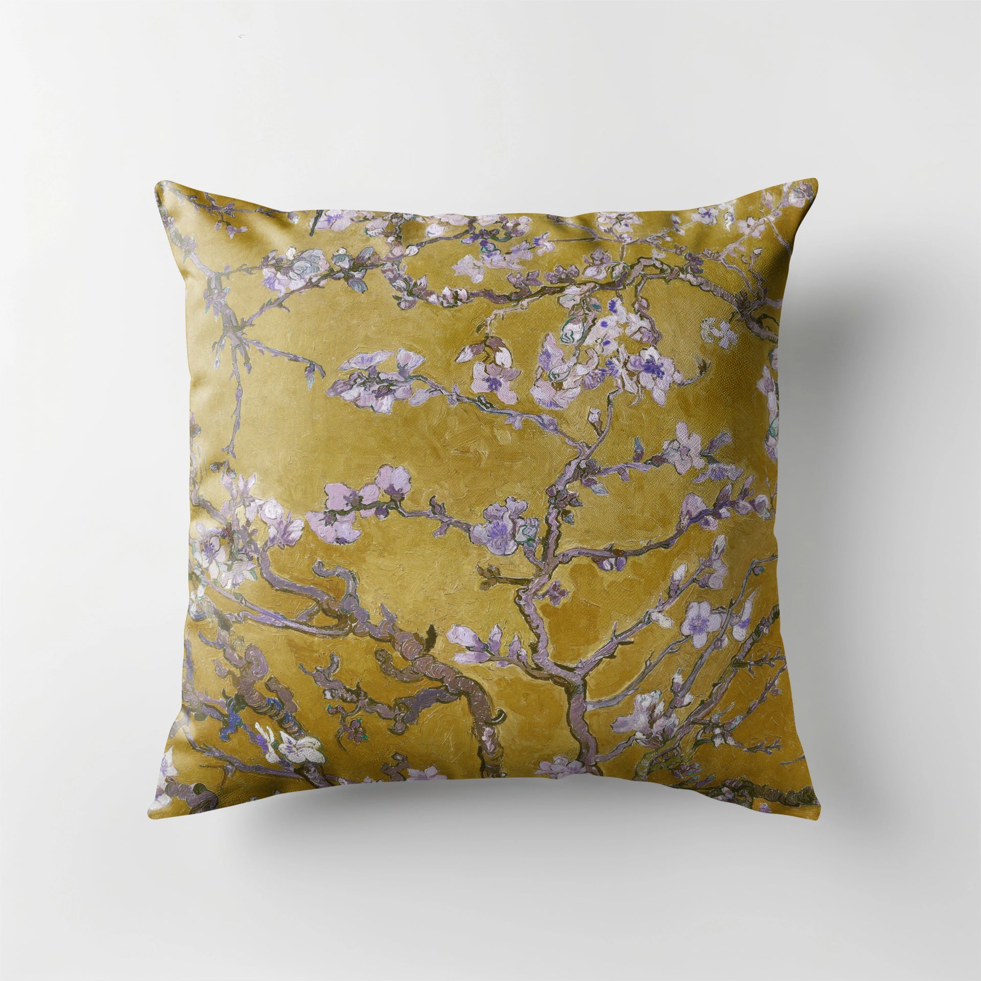 Scatter Cushion  - Almond Blossoms - Vincent Van Gogh - (1888-1890) Yellow