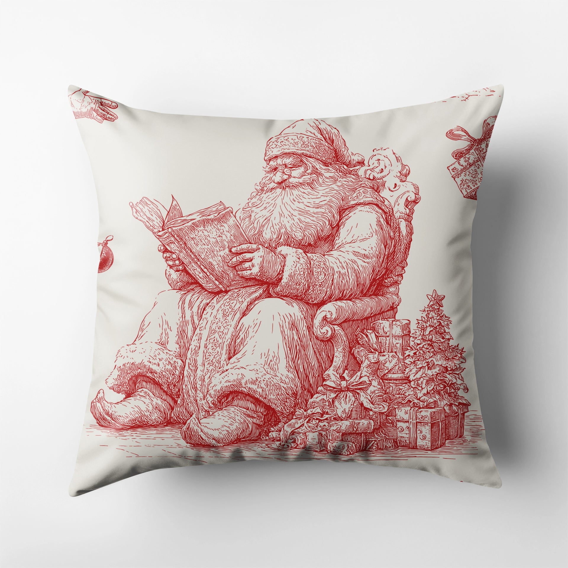 Scatter Cushion  - Santa Claus - Large Scale